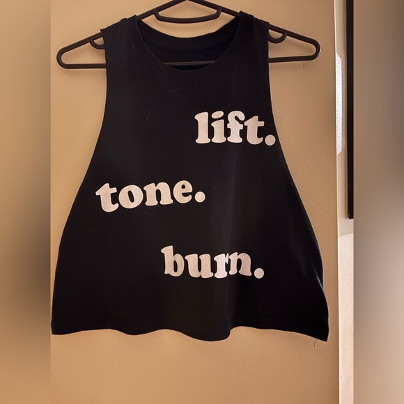 Pure Barre  Muscle Tee Crop Top - Picture 1 of 2